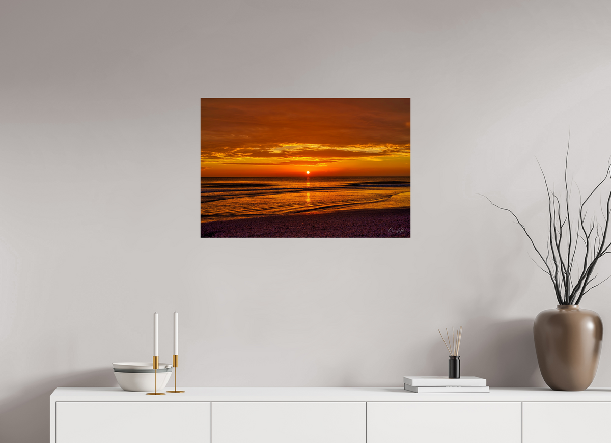 30 x 20″, Photo Print On Fuji Crystal DP II Sunset on the Gulf