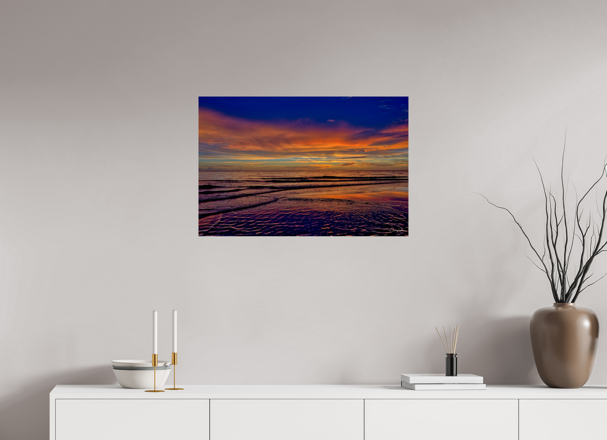 30 x 20″, Metal Print Waves of Light