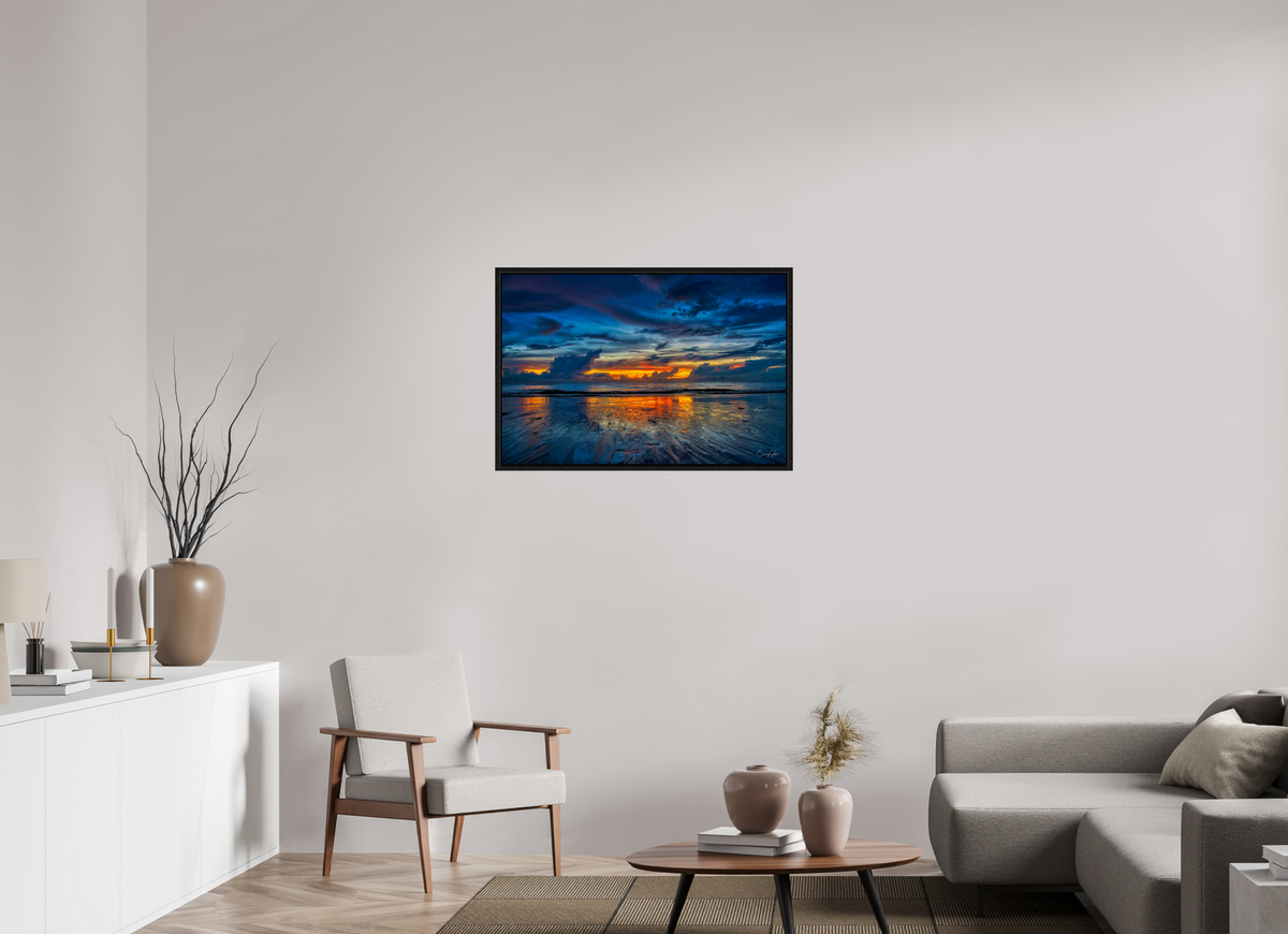 36 x 24″, Floater Frame Out Going Tide