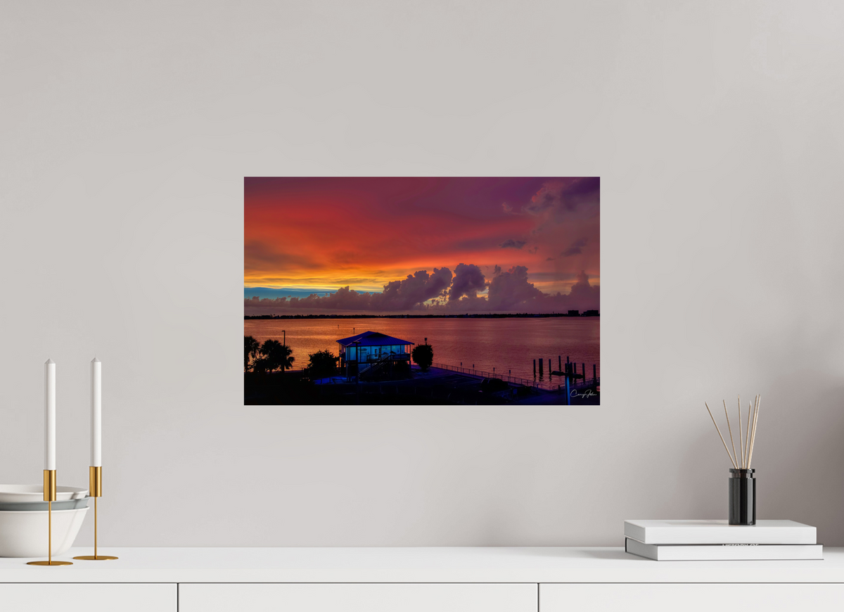18.7 x 12″, Metal Print The Bait House