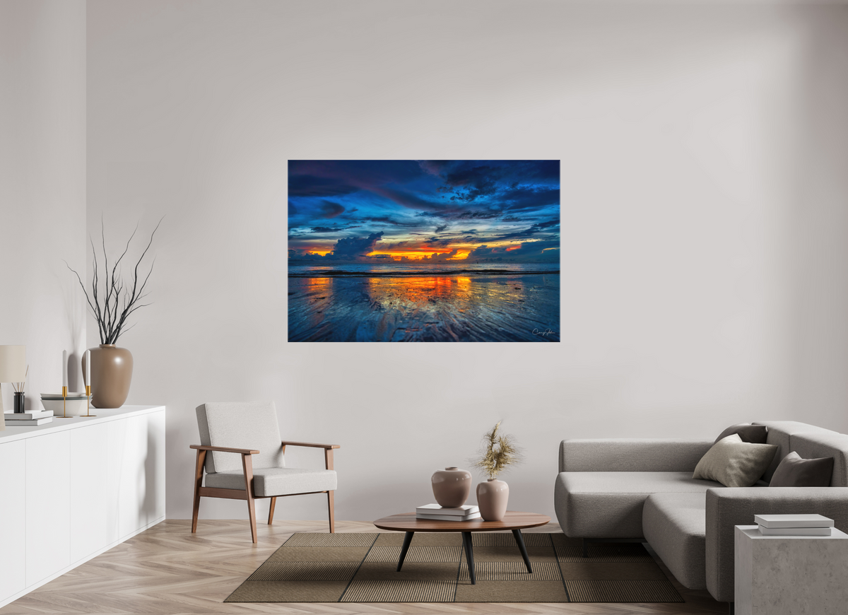 66 x 44″, Canvas Print Out Going Tide