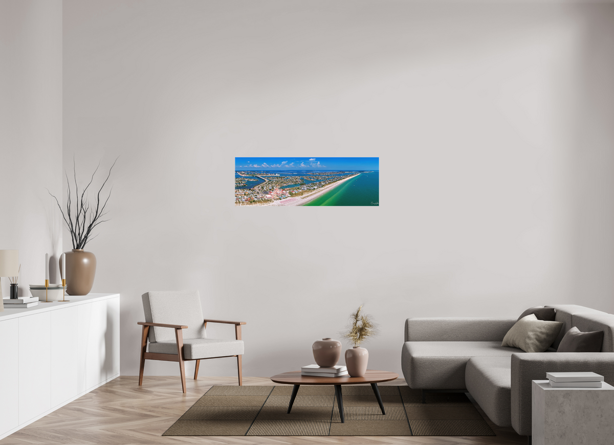 48 x 16″, Canvas Print The Don to Pass A Grille Beach, Florida