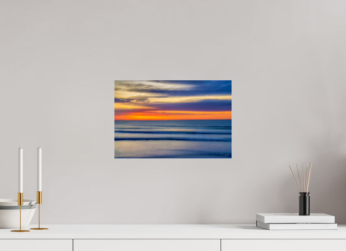 15 x 10″, Photo Print Under Acrylic Glass Waves of Color 2