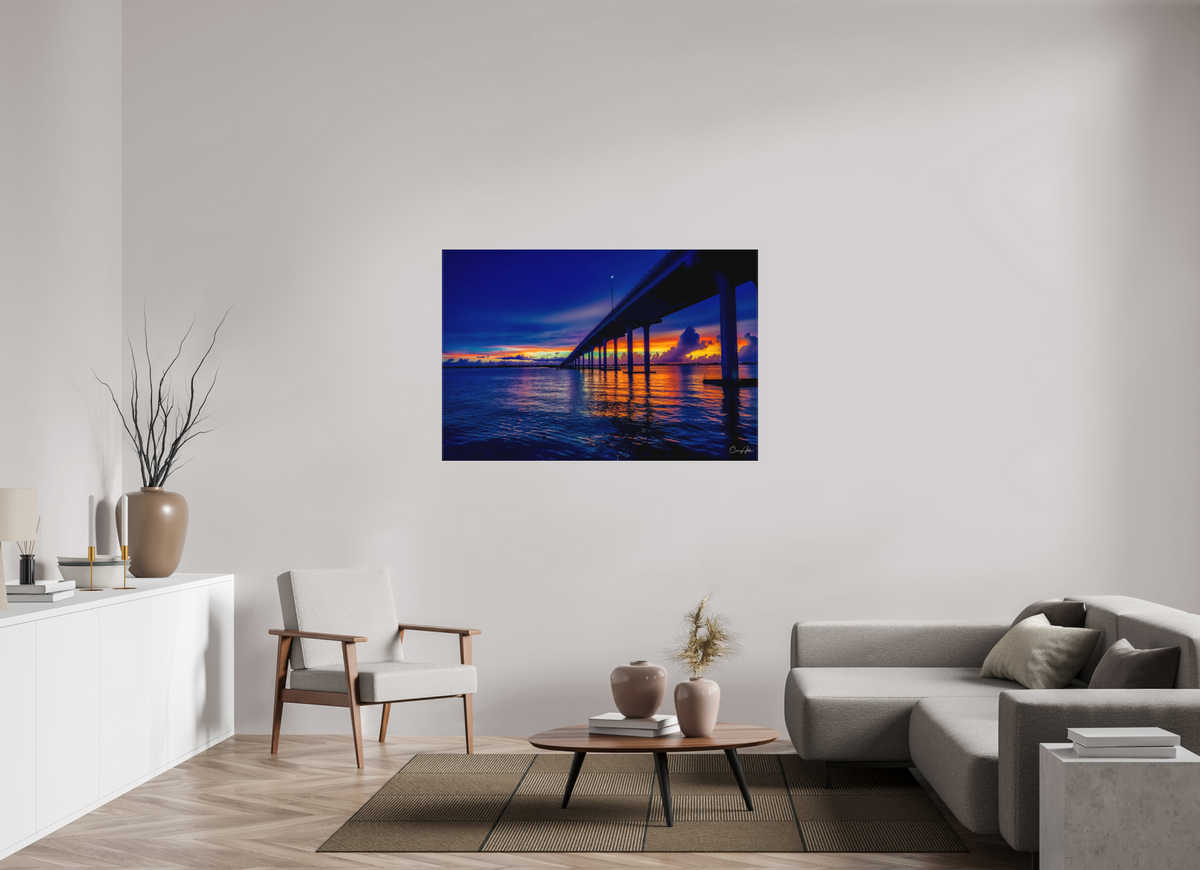 54 x 36″, Canvas Print Divided Sky