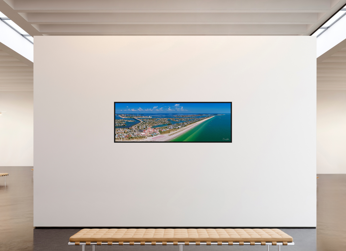 84.1 x 28″, Floater Frame The Don to Pass A Grille Beach, Florida