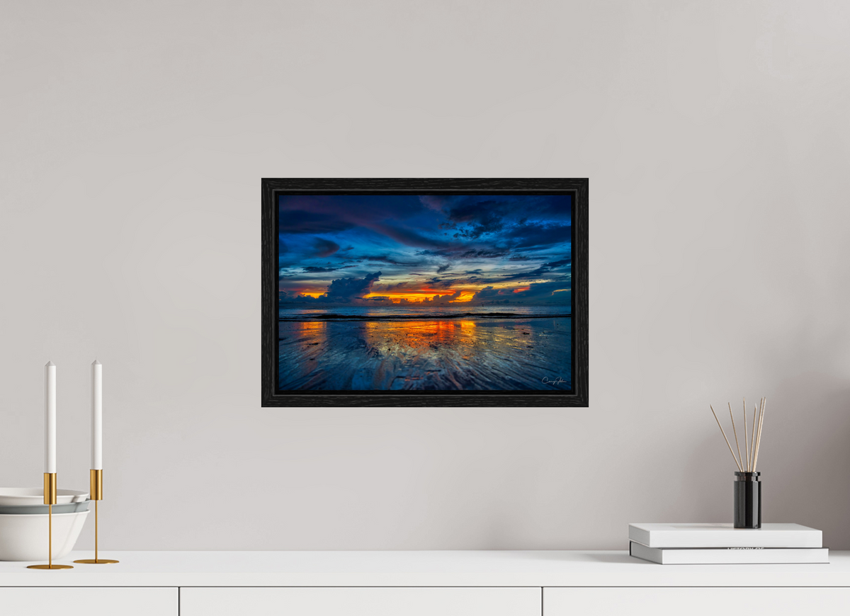 15 x 10″, Floater Frame Out Going Tide