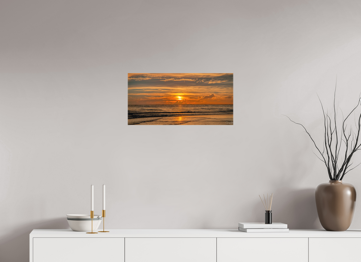 24.9 x 12″, Canvas Print Fire Water
