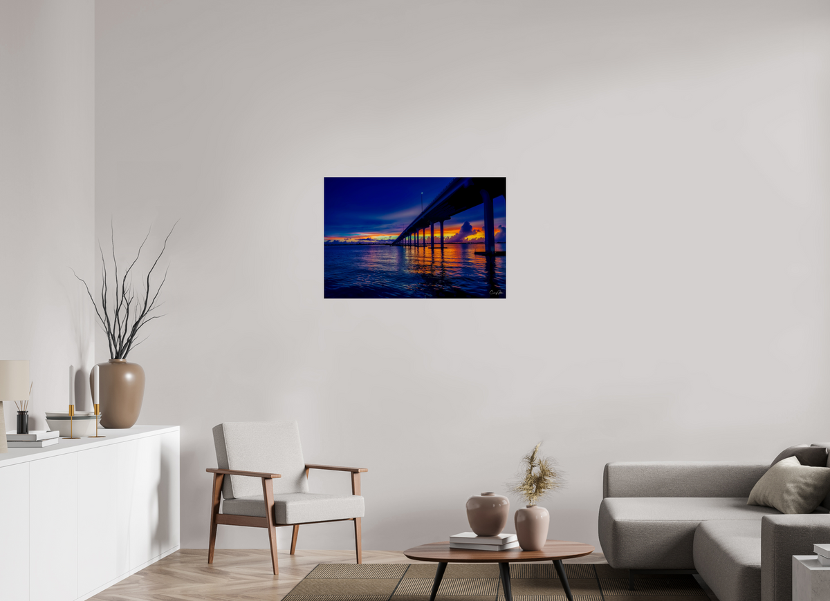 36 x 24″, Metal Print Divided Sky