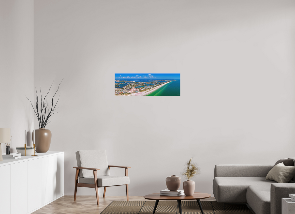 36 x 12″, Canvas Print The Don to Pass A Grille Beach, Florida