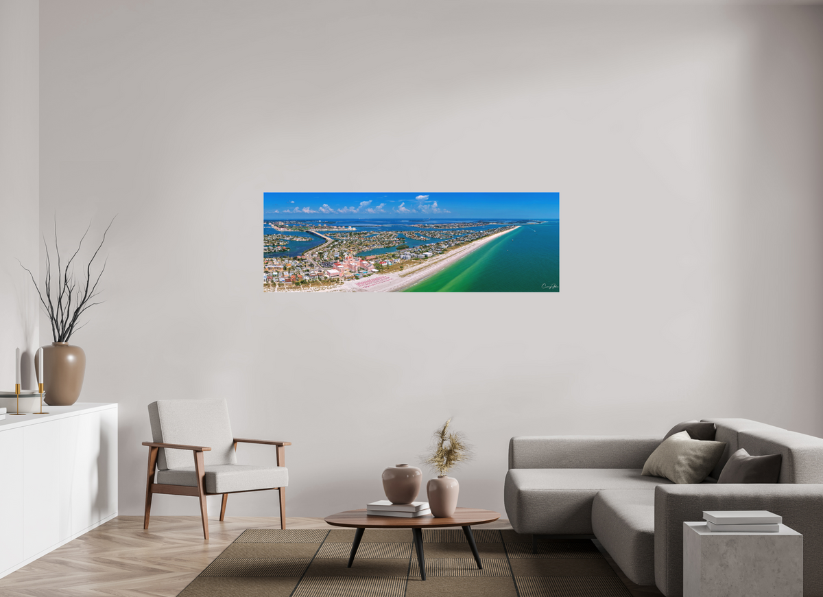 72 x 24″, Canvas Print The Don to Pass A Grille Beach, Florida
