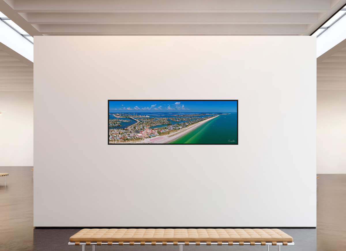 93.1 x 31″, Floater Frame The Don to Pass A Grille Beach, Florida