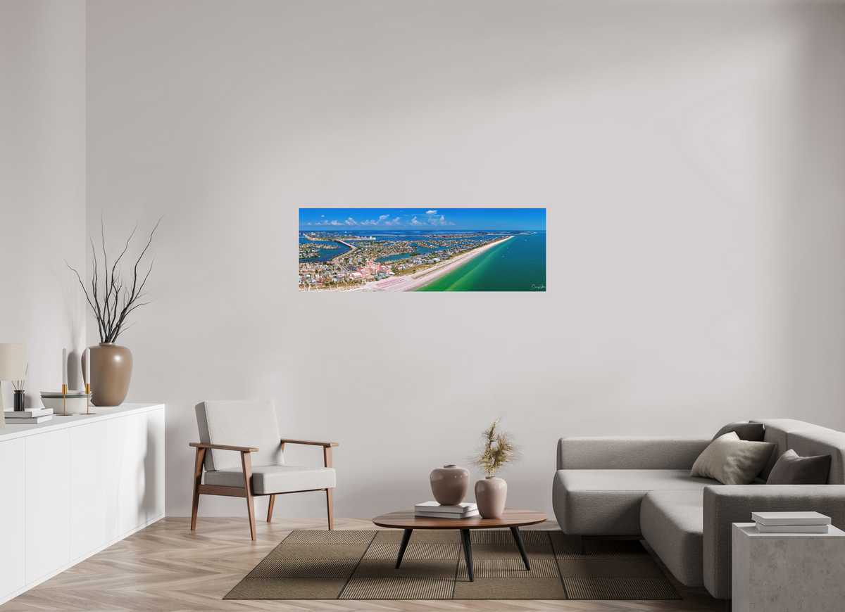 60 x 20″, Canvas Print The Don to Pass A Grille Beach, Florida