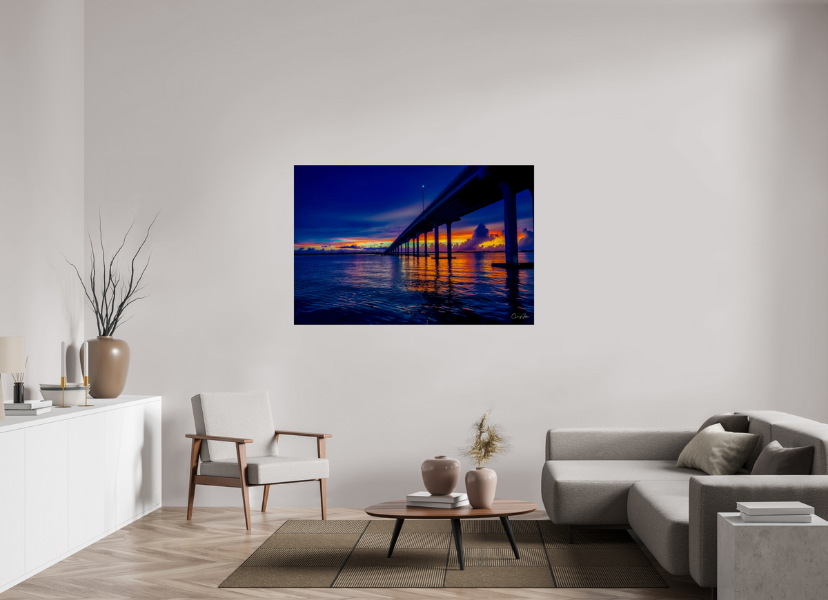 60 x 40″, Photo Print Under Acrylic Glass Divided Sky