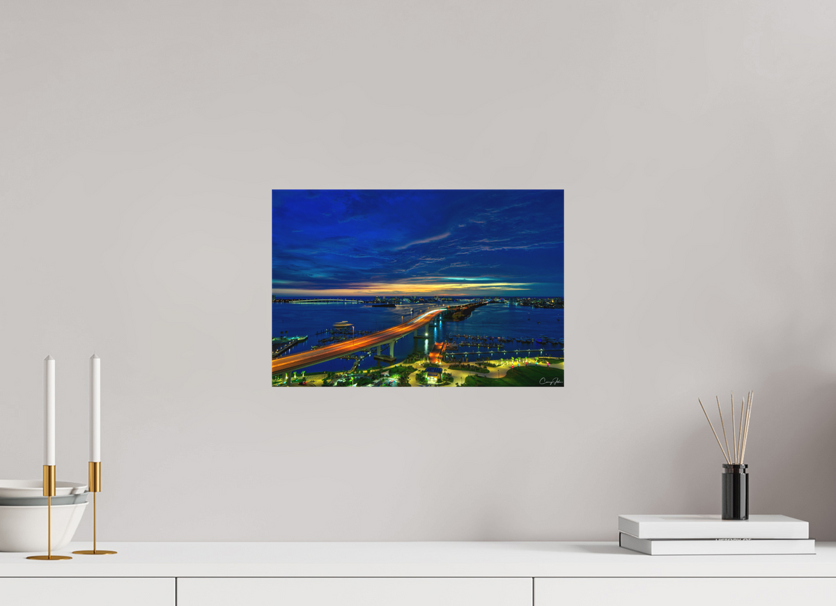 15 x 10″, Canvas Print Clearwater Beach Memorial Causeway