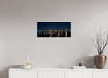 27.2 x 12″, Photo Print Under Acrylic Glass Saint Petersburg, Florida Night Sky