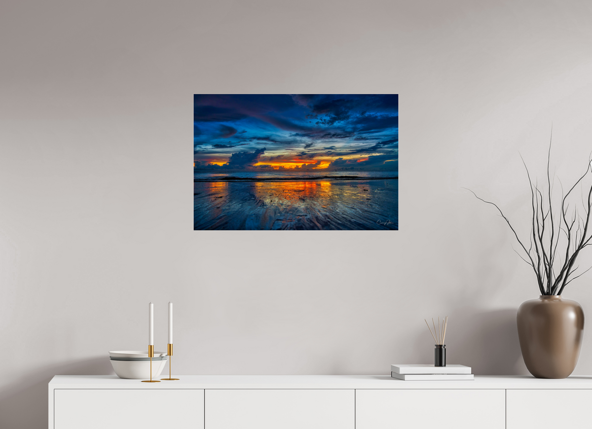 30 x 20″, Photo Print Under Acrylic Glass Out Going Tide