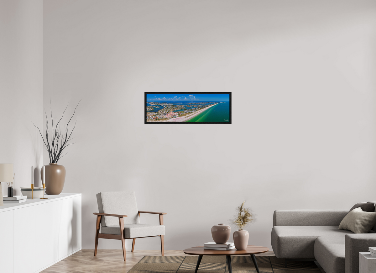 36 x 12″, Floater Frame The Don to Pass A Grille Beach, Florida