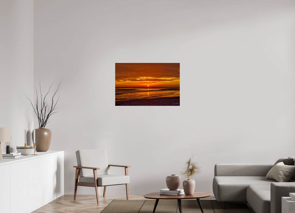 36 x 24″, Photo Print On Fuji Crystal DP II Sunset on the Gulf