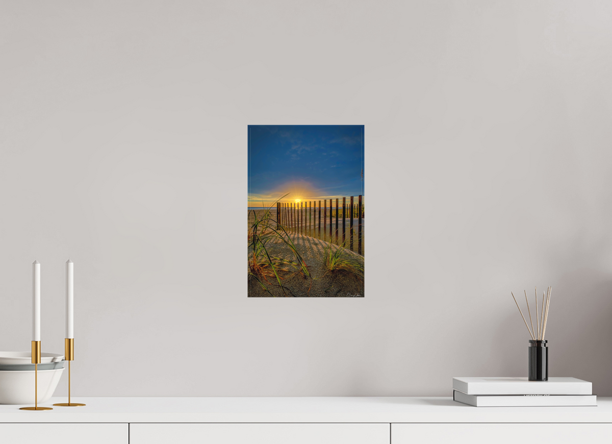 8 x 12″, Canvas Print Sand Fence
