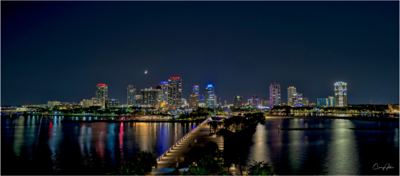 Main image Saint Petersburg, Florida Night Sky