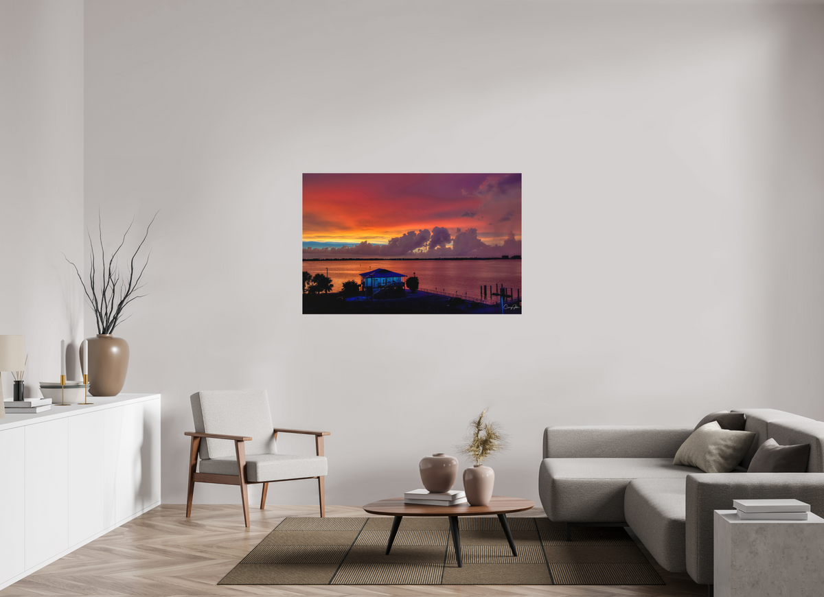 54.6 x 35″, Canvas Print The Bait House