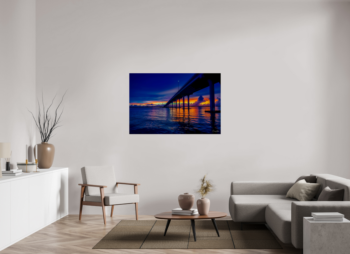 54 x 36″, Metal Print Divided Sky
