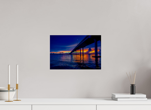 15 x 10″, Photo Print Under Acrylic Glass Divided Sky
