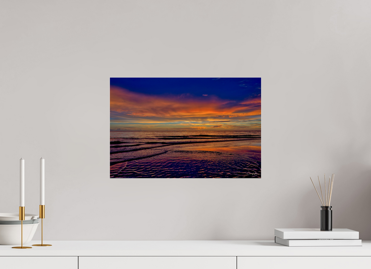 18 x 12″, Photo Print Under Acrylic Glass Waves of Light